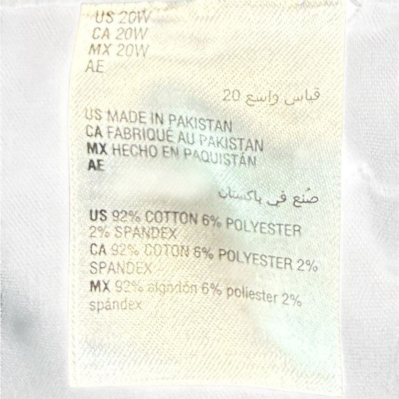 On 34th Black Size 20 Skinny Straight Leg Cotton Blend Casual Jeans Casual Work - Picture 6 of 7